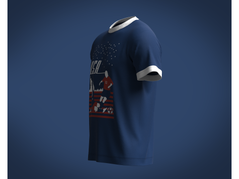 T-Shirt - USA Modello 3D