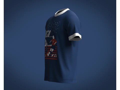 T-Shirt - USA 3D Model