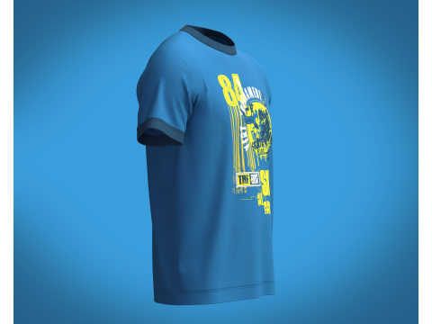 T-Shirt THE BEST Modello 3D