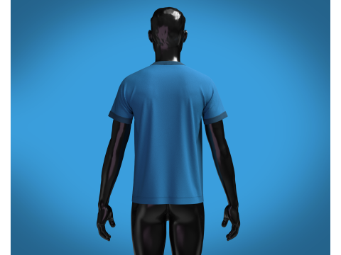 T-Shirt THE BEST Modello 3D