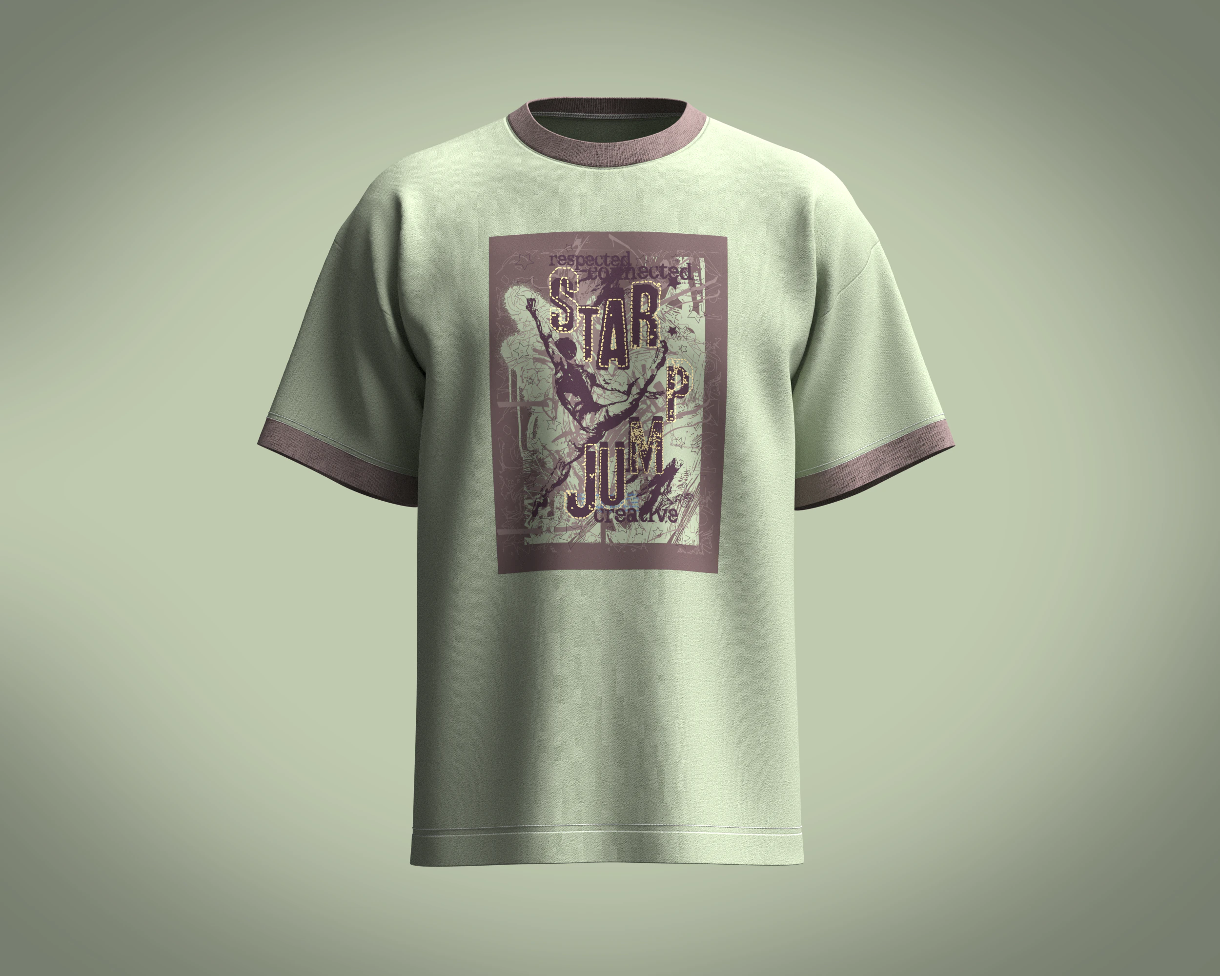 Tshirt - Jump 3D Model .c4d .max .obj .3ds .fbx .stl .blend
