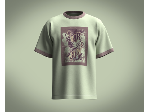 Tshirt - Jump 3D Model