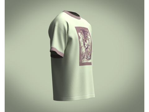 Tshirt - Jump 3D Модель