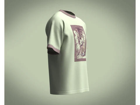 Tshirt - Jump 3D Model