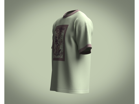 Tshirt - Jump 3D Модель