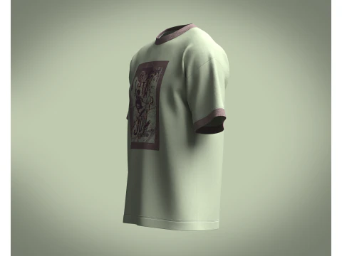 Tshirt - Jump 3D Model