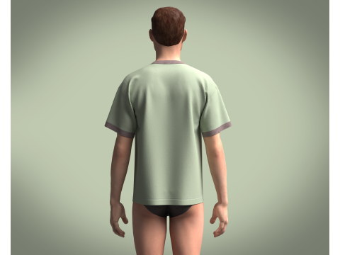 Tshirt - Jump 3D Модель