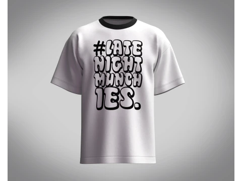 Tshirt - Late Night 3D Model