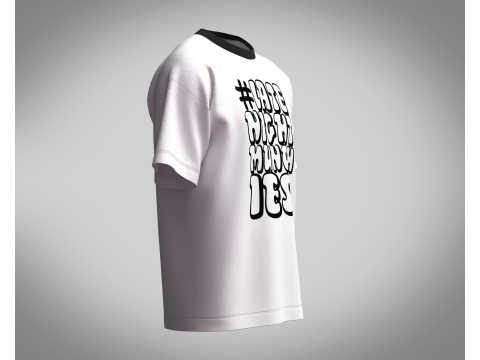 Tshirt - Late Night 3D Модель