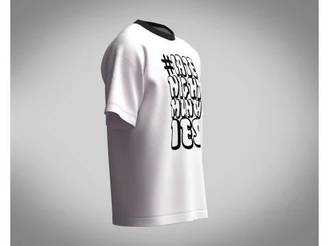 Tshirt - Late Night 3D Model