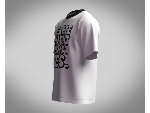 Tshirt - Late Night 3D Model