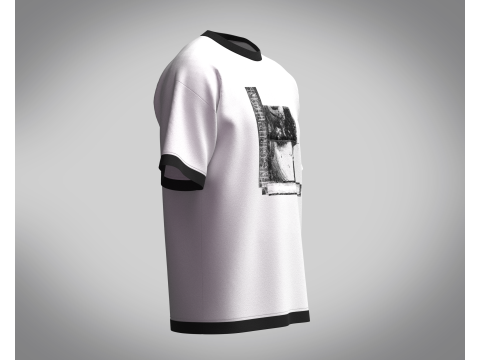 Tshirt - Print 3D मॉडल