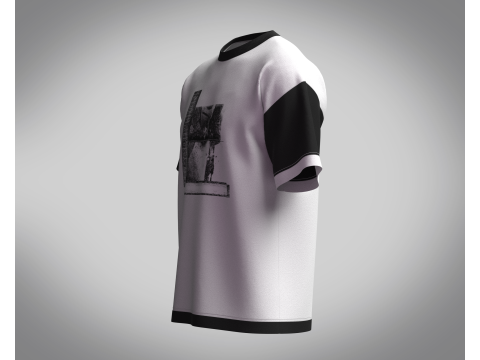 Tshirt - Print 3D मॉडल