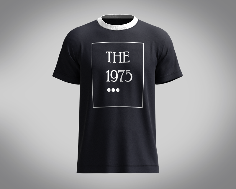 T-Shirt - The 1975 Model 3D .c4d .max .obj .3ds .fbx .stl .blend 