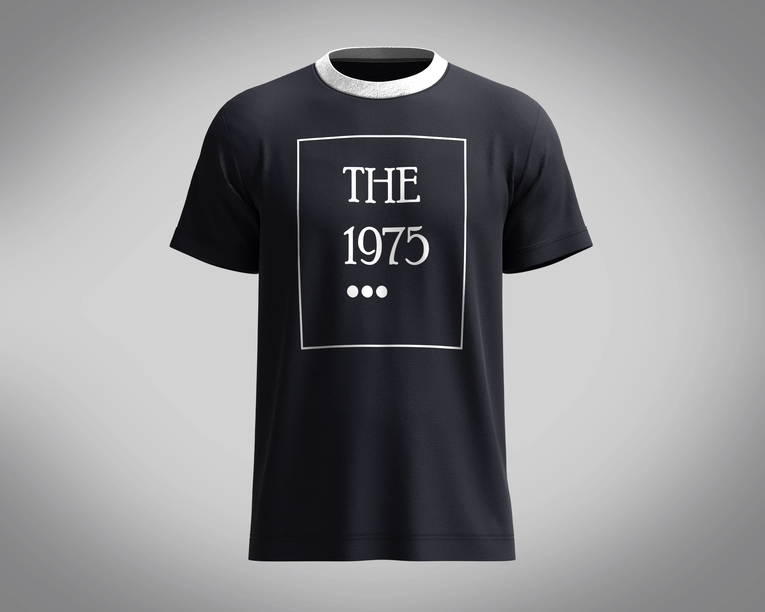 T-Shirt - The 1975 3D Model .c4d .max .obj .3ds .fbx .stl .blend