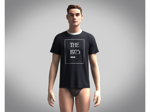 T-Shirt - The 1975 Model 3D