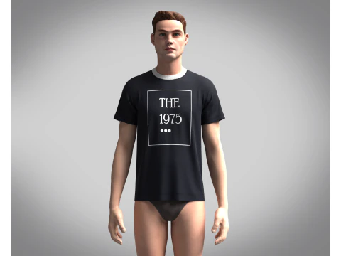 T-Shirt - The 1975 3D Model