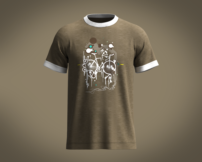 Tshirt - Printed V2 Modello 3D .c4d .max .obj .3ds .fbx .stl .blend