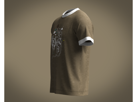 Tshirt - Printed V2 Modello 3D