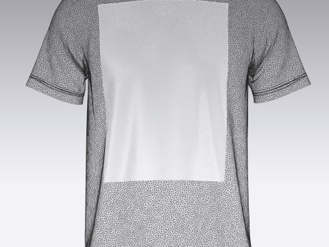 Tshirt - ALLSNOW Modèle 3D