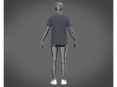 T-Shirt 6 Styles Pack Modelo 3D
