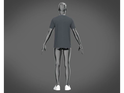T-Shirt 6 Styles Pack 3D Model