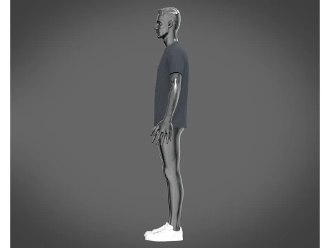 T-Shirt 6 Styles Pack 3D Model