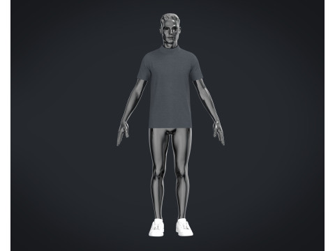 T-Shirt 6 Styles Pack Modelo 3D