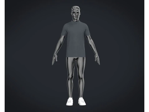 T-Shirt 6 Styles Pack 3D Model