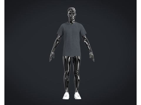T-Shirt 6 Styles Pack Modelo 3D