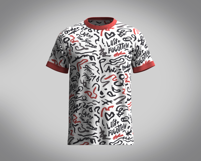 T-Shirt AOP 3D मॉडल .c4d .max .obj .3ds .fbx .stl .blend