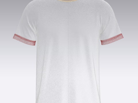 T-Shirt AOP 3D मॉडल