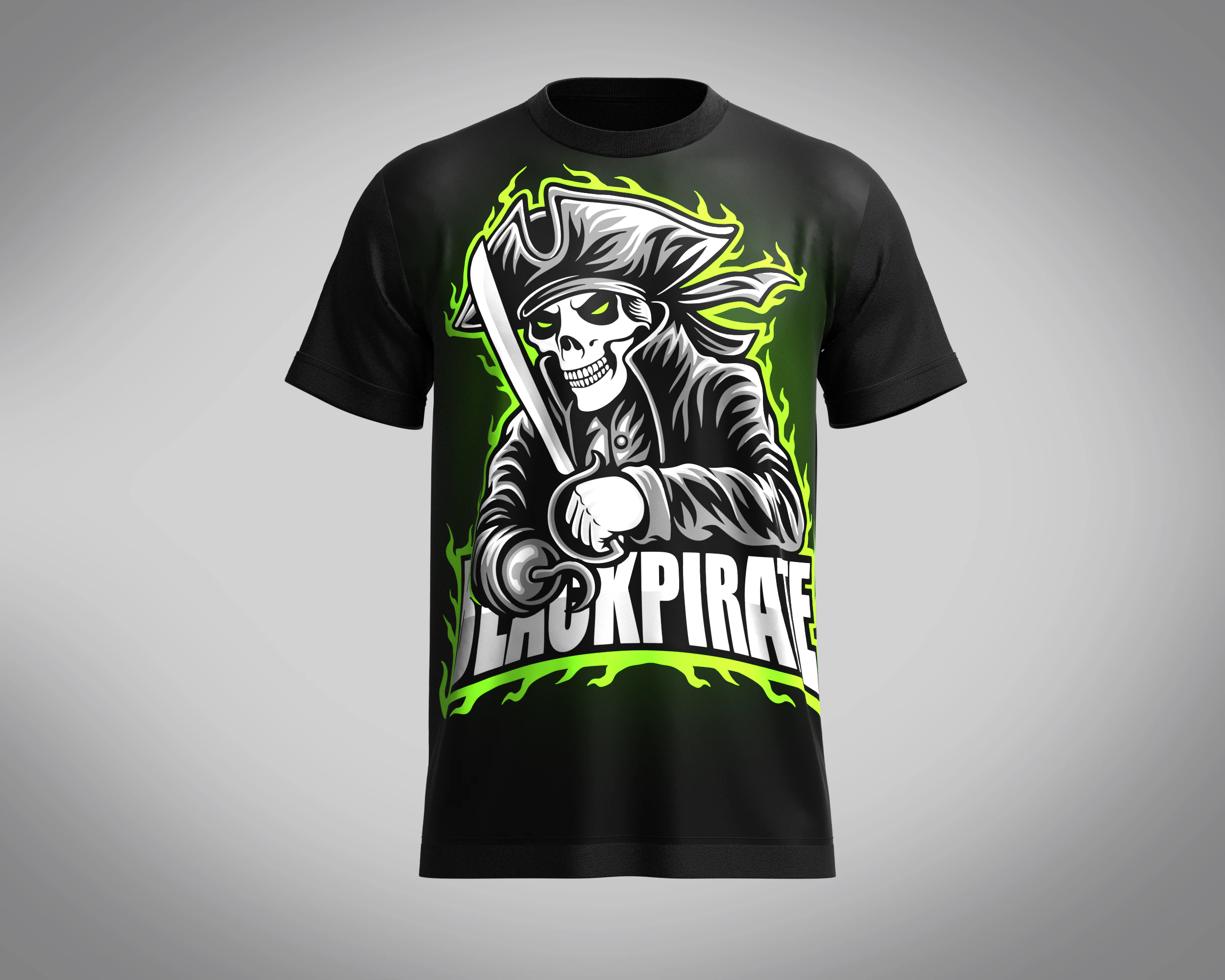 T-Shirt BLACKPIRATE 3D Model .c4d .max .obj .3ds .fbx .stl .blend 
