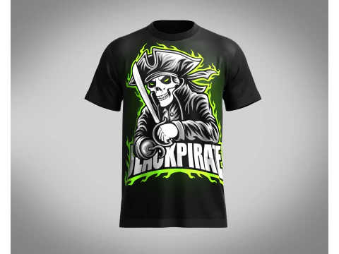 T-Shirt BLACKPIRATE 3D Model