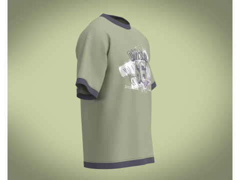 T-Shirt DIVINE 66 3D 模型