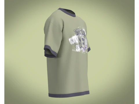 T-Shirt DIVINE 66 3D Model