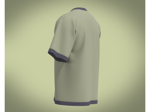 T-Shirt DIVINE 66 3D 模型