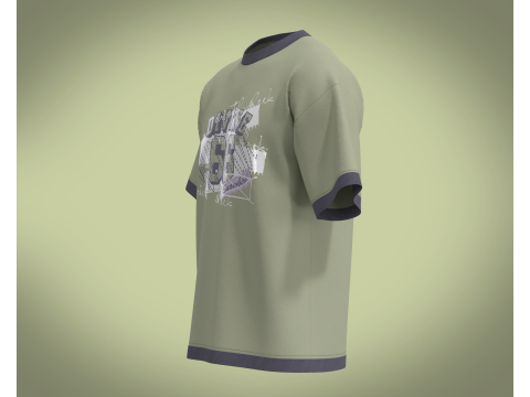 T-Shirt DIVINE 66 3D 模型