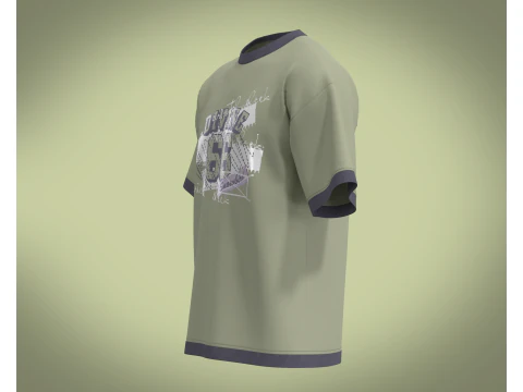 T-Shirt DIVINE 66 3D Model