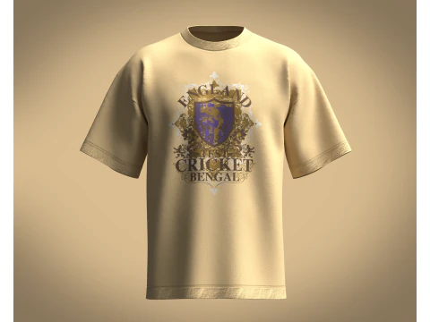 T-Shirt ANGLETERRE Modèle 3D