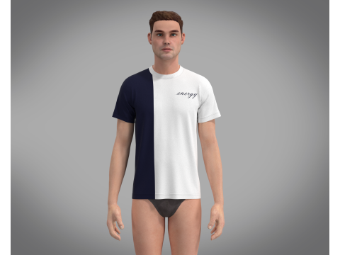T-Shirt energy 3D मॉडल