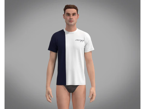 T-Shirt energy 3D Model