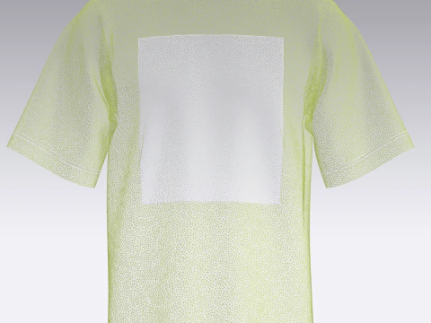 T-Shirt HAPPINESS 3D Model
