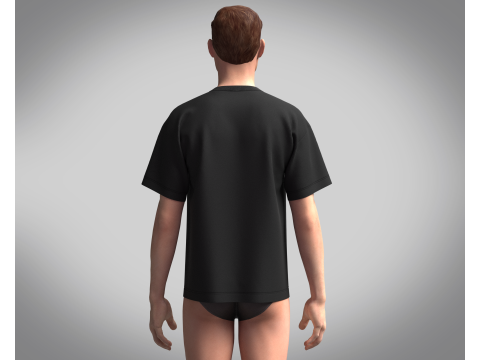 T-Shirt Futur Modèle 3D