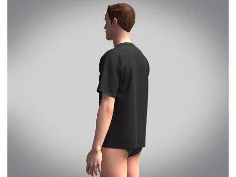 T-Shirt Futur Modèle 3D