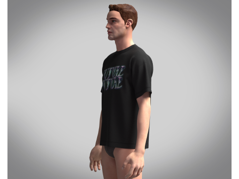 T-Shirt Futur Modèle 3D