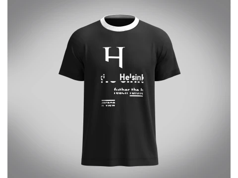 티셔츠 HELSINKI 3D 모델
