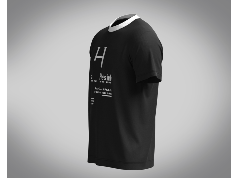 T-Shirt HELSINK 3D मॉडल