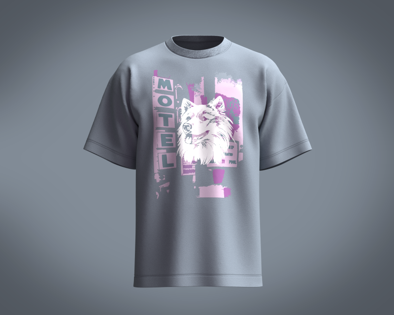 T-Shirt Motel 3D 모델 .c4d .max .obj .3ds .fbx .stl .blend 