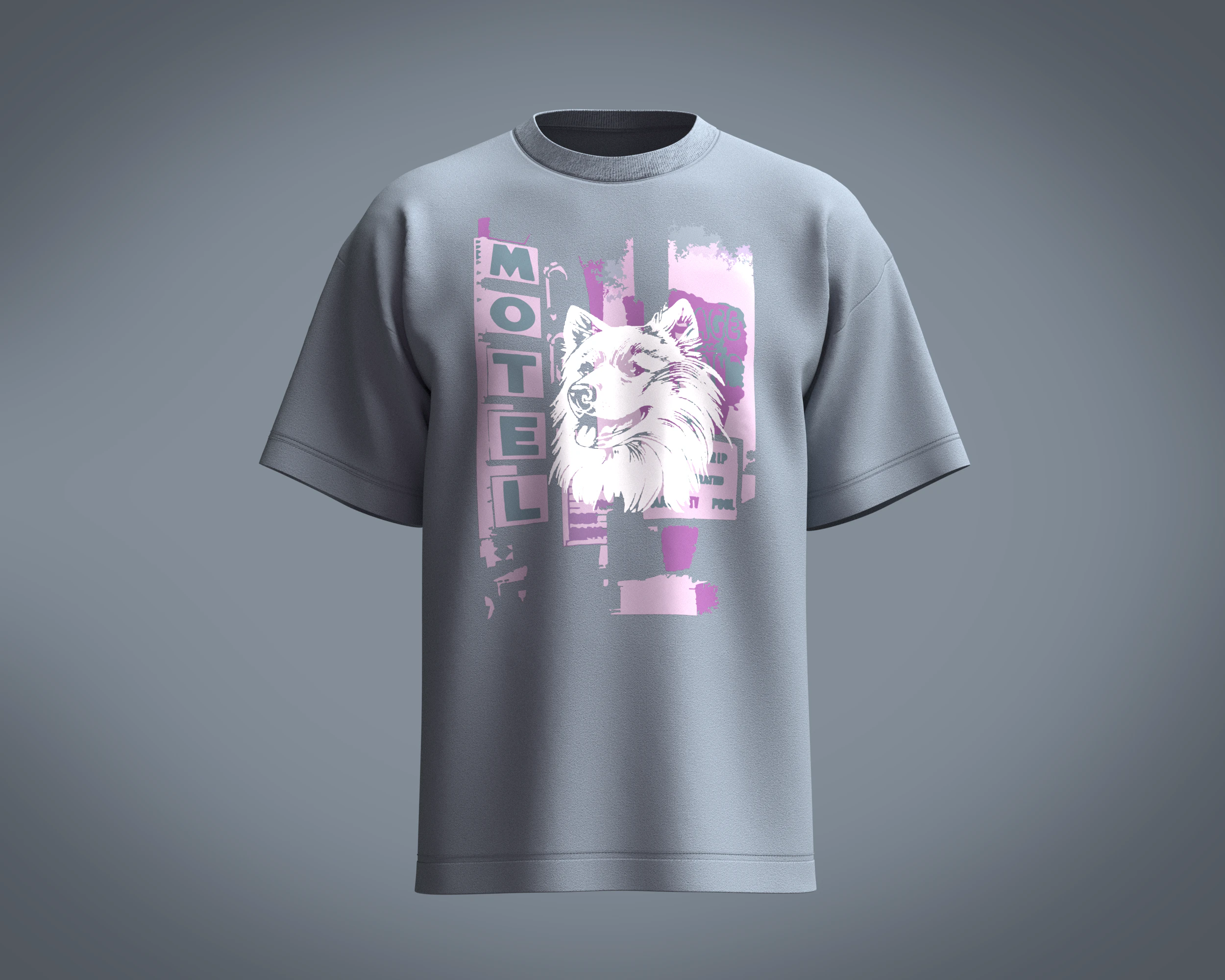 T-Shirt Motel 3D Model .c4d .max .obj .3ds .fbx .stl .blend